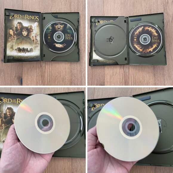 Lord of the Rings DVD 2 Movie 2001 Fellowship of the Ring 2002 The Two Towers - Picture 7 of 10